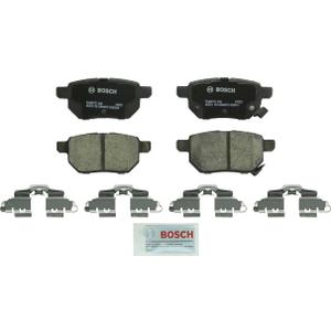 BOSCH BC1354 QuietCast Premium Ceramic Disc Brake Pad Set - Compatible With Select Lexus CT200h; Pontiac Vibe; Scion iM, tC, xB; Toyota Corolla, Matrix, Prius, Prius Prime, Yaris; REAR