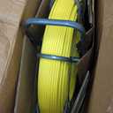VEVOR Fish Tape Fiberglass, 600 ft, 5/16 in, Duct Rodder Fishtape Wire Puller, Cable Running Rod with Steel Reel Stand, 3 Pulling Heads, Fishing Tools for Walls and Electrical Conduit, Non-Conductive