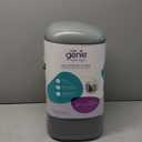 Litter Genie Standard Pail (Silver) | Cat Litter Box Waste Disposal System for Odor Control | Includes 1 Square Refill Bag