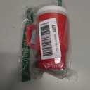 Infantino My 1st Tumbler Christmas Edition, Silicone Sippy Cup with Straw & Handle, Spill-Resistant Baby Cup for On-the-Go, BPA-Free Transition Cup, Christmas Tree (9 Ounces, Red)