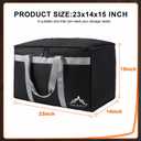Himal Outdoors Insulated Food Delivery Bag XXXL-23Wx15Hx14D inches Premium Insulated Grocery Bag for HOT/COLD Food Delivery, Fit for Uber Eats, Doordash, Commercial Catering Transportation