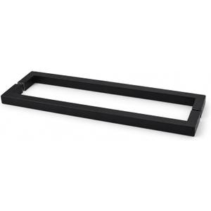 18" CTC Back-to-Back Shower Door Towel Bar, Matte Black
Back To Back, Stainless Steel Towel Bar, Mitered corners, Fits 1/4in-1/2in tempered glass, Frameless shower door compatible