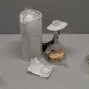 Dicoool Touch Bedside Table Lamp with USB - 3 Way Dimmable Wood Lamp for Bedroom Nightstand, Desk Lamp with Charging Station for Dorm, Living Room, Office, Kids Room, Small, 14in