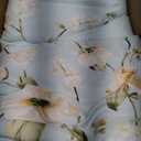 MUXHOMO Ceiba Blue Full Comforter Set, Elegant Floral Print Bed in a Bag 7 Pieces, Ultra Soft & Breathable Reversible Botanical Pattern Bedding Set with Comforter, Sheets, Pillowcases, and Shams (Full(82"x86"))