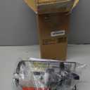 Oxygen Tank Holder for Walker and Rollator Fits D and E Cylinders for 1 inch to 1 1/8 inch 25 to 28.6 mm Tubes ONLY Steel Bracket with Secure Straps and Cup Holder Check Fit Before Purchase
