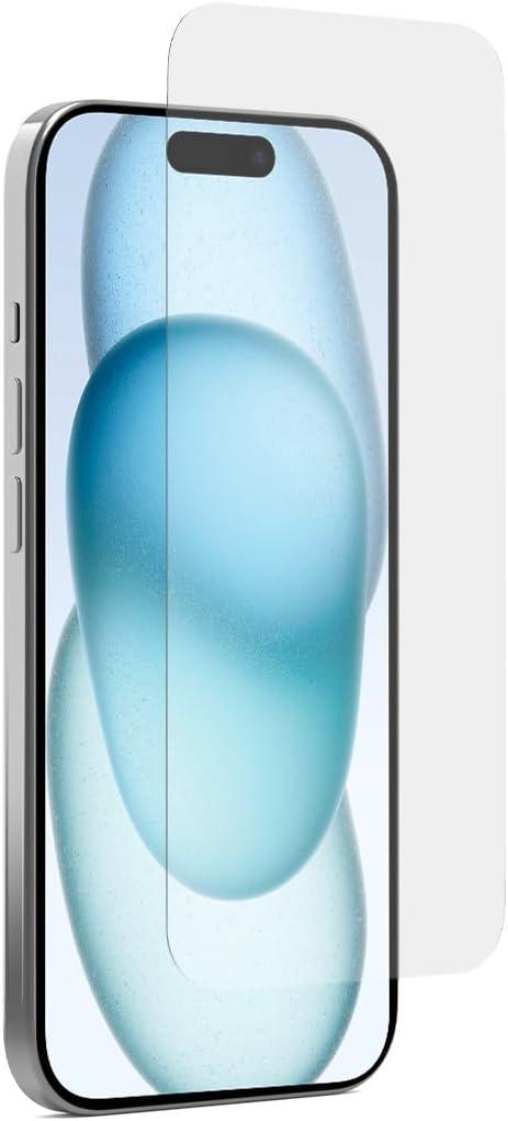 PureGear Maximum Clarity HD Tempered Glass Screen Protector for Apple iPhone 15 (2023) 6.1", Full Coverage, Case Friendly Fit, Lifetime Replacement (Self Alignment Installation Tray included)