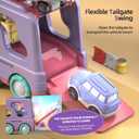 Beby Buty 7 in 1 Car Truck Toys for Toddlers, Truck Toys with Light Sound, Birthday Gifts for 3-5 Year Olds