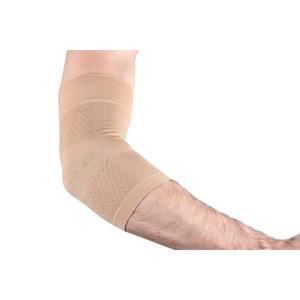 OrthoSleeve Tennis | Golfer's Elbow Brace for tendonitis, medial and lateral epicondylitis and general forearm and elbow pain (X-Large, Tan)