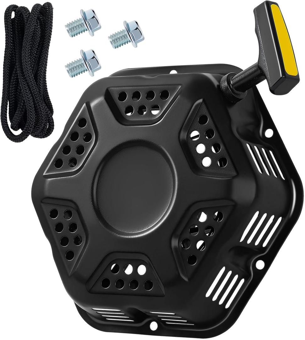 Original Pull Start Assembly for Champion 196cc 208cc 212cc 224cc 3000 3500 4000 4500 Watt 5.5hp 6.5hp Engine CPE Generator Water Pump Pressure Washer Recoil Starter Pull Cord Replacement