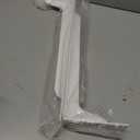 17Inch Shelf Brackets White Heavy Duty, L Brackets for Shelves