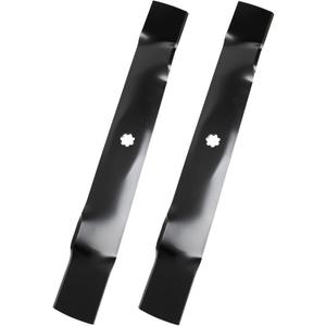 GX22151 Blades for J ohn D eere 42" Deck Mower GY20850 Mower Blades Kit 42 inch Deck Fit J ohn D eere 102 115 125 135 D100 D110 D125 D130 Lawn Tractor, Replace AM141033 AM137333 AM137328, 2 Pack