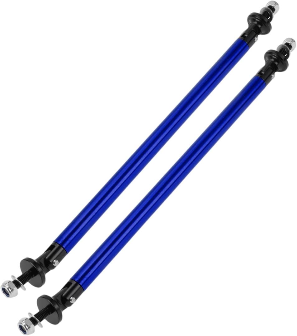 2pcs 200mm/7.87in Car Splitter Support Rods Adjustable Front Rear Bumper Lip Splitter Strut Rod Tie Support Bars Aluminum Alloy Bule