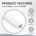 25 Pack 36" Snap in Vinyl Window Glazing Bead, White