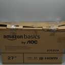 Amazon Basics IPS Monitor 75 Hz Powered with AOC Technology FHD 1080P HDMI, Display Port and VGA Input VESA Compatible Built-in Speakers for Office and Home, 27 in, Black