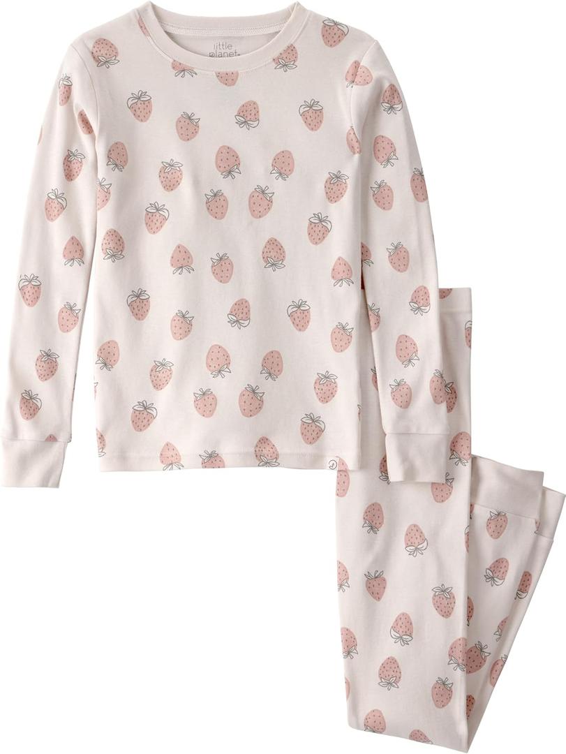 little planet by carter's unisex-baby 2-piece Pajamas Made With Organic Cotton 24m