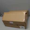 Furologee TV Stand for TVs up to 55 Inch, Entertainment Center with Open Storage Shelves, Media Console Table with Soundbar Shelf for Living Room, Bedroom, Black Oak