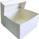 [6 pack] White Bakery Pastry Boxes,  9"×9"