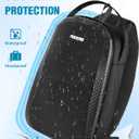 PEKREWS Mini 5 Pro Case, Portable Mini 5 Pro Bag for DJI RC 2, RC-N3 Controller, Travel Drone Backpack Fits 4 Batteries, ND Filters, Waterproof Hard Carrying Case for DJI Fly More Combo Accessories, Black