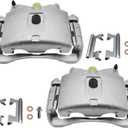 Front Disc Brake Caliper Compatible with Cadillac, Chevy, GMC and Hummer Models - Silverado, Express, Suburban, Sierra, Savana, Yukon, DTS, DeVille, H2, Assembly with Bracket 18-B4731 18-B4730
