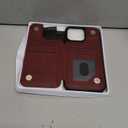 DJDUCK Designed for iPhone 16 Pro Max Case Wallet with Card Holder, [Magnetic Clasp Cover] [RFID Blocking Leather Protection] Shockproof Women Men Cases 6.9 Inch for Apple 16 Pro Max Wine Red