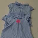 The Children's Place Girls Short Sleeve Ruffle Pique Polo Multipack ( 3 T, Daybreak 2-pack)