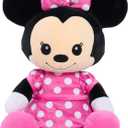 Disney Classics 14-Inch Minnie Mouse, Comfort Weighted Plush Animals for Kids Sensory Toys, Kids Toys for Ages 3 Up by Just Play