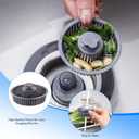 2 x 3 in 1 Kitchen Sink Drain Strainer and Stopper Kit,Stainless Steel Pop-up Kitchen Drain Stopper with Strainer Basket,Anti-Clogging Kitchen Sink Strainer for Standard 3-1/2 Inch Drain (Upgraded)