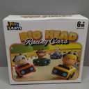 iPlay, iLearn Press to Go Car Toys for Toddlers 1-3, Baby Animal Racing Cars, Infant Play Vehicle Set, Baby Push Go Friction Car Toys for 6-9-12-18 Months, 1st Birthday Gifts for 1-2 Years Old Boys