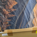 HOURIA Boho Wilderness Sunset Woodland Mountain Framed Canvas Wall Art Set,Vintage Golden Hour Forest Landscape Decor,Natural Modern Pine Tree Botanical Artwork for Living Room,Farmhouse- 16"x24"x3