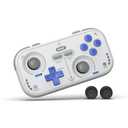 IINE Retro Pocket Wireless Game Controller Compact Gamepad with Hall Effect Joysticks, Customizable Buttons, 1000Hz Polling Rate Compatible with PC, Switch, Mobile, Steam Deck, Tablet (Grey)