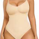 Feelin Shap Women's ewear Tummy Control Sculpting Body Shapewear BodySuit, C-beige Snap Briefs, X-Large-XX-Large