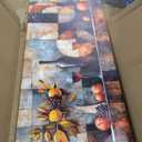 KELIYUAN Large Wall Art For Kitchen Wall Decor For Living Room Restaurant Pub Decorations Wine Glass Wall Painting Still Life Abstract Pictures Canvas Artwork Dining Mural Home Decoration 72x32 In