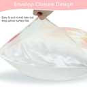 MANSPHIL Boho Tie Dyed Silk Pillow Cases Queen Size, Orange Pink Printed 22 Momme Mulberry Silk Top with Satin Underside Pillowcase for Hair and Skin, Envelope Closure, 1PC