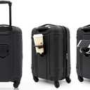 Wrangler 20" Astral Hardside Carry-On Luggage, Black