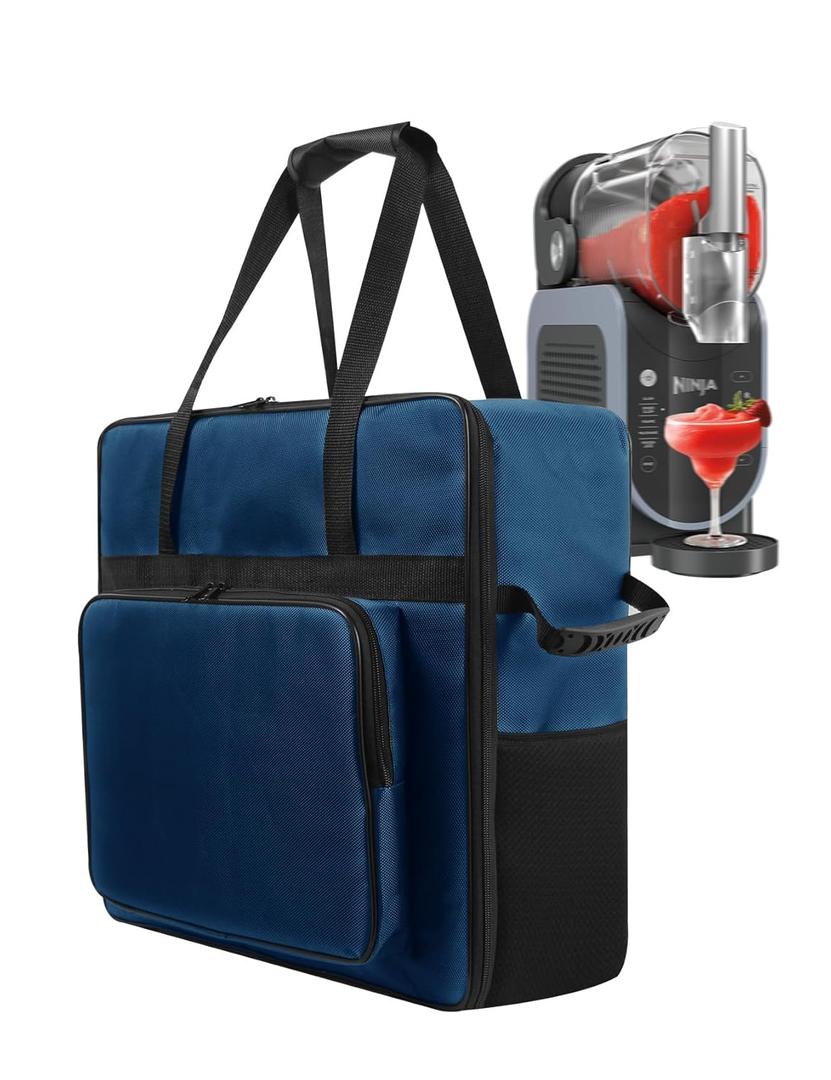Frozen Drink Maker Carrying Bag Slushy Machine Travel Bag Heavy Duty Dustproof Nylon Storage Bag for Ninja Professional Maker Slushie Machine FS301/Slushy Machine R1,72oz,68oz,88oz Frozen Drink Maker Carrying Bag Slushy Machine Travel Bag Heavy Duty Dustproof Nylon Storage Bag for Ninja Professional Maker Slushie Machine FS301/Slushy Machine R1,72oz,68oz,88oz
