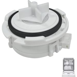 ABQ75742501 Dishwasher Drain Pump Motor Compatible with LG Kenmore Dishwasher Model 7221467371 79573105711 LDTS5552S, Replaces ABQ75742505 4963038 PS12742537