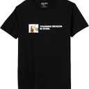 Unisex Adult Dua Lipa Official Merch Training Season Photo T-Shirt (Black, M)