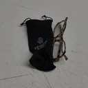 FEISEDY Blue Light Blocking Glasses Fake Nerd Clear Square Computer Lightweight Pilot Glasses Frame Oversized B2866 (Pink Leopard Frame)