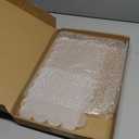 Humyoun 2 Piece Scalloped Acrylic Book Holder 12 x 7 x 6 Inch Open Large Display Stand for Cookbook Quran Bible Guest Book Coffee Table Decor Stand for Reading Clear Transparency