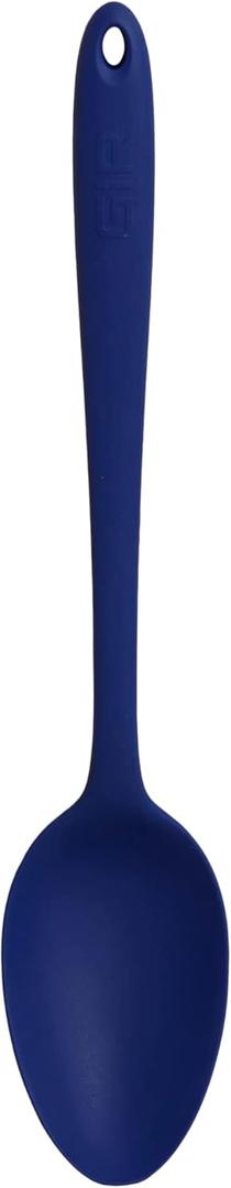 GIR: Get It Right Silicone Spoon - Non-Stick Heat Resistant Silicone Kitchen Spoon for Mixing, Serving, Cooking, and More - 13 Inch, Navy
