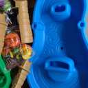 Step2 Tropical Rainforest Water Table, Kids Water and Sand Activity Sensory Playset, Summer Outdoor Toys, 13 Piece Water Toy Accessories, For Toddlers 1.5+ Years Old, Blue & Brown