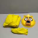 Rubies Five Nights at Freddy's Chica Costume Jumpsuit, Gloves, and Half-mask (Large)