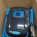 Cordless Robotic Pool Cleaner, 5000 GPH with 150μm Filter, Floor/Wall/Waterline Cleaning, Smart Zigzag Navigation, 5200mAh Battery, App-Controlled Presets for Inground & Above Ground Pools, Deep Blue
