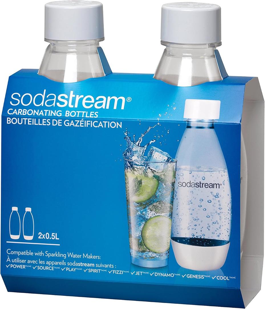 sodastream White Carbonating Bottle 0.5L