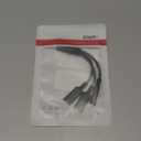 USB-C to 3.5mm Headphone and Charger Adapter, 3 in 1 Type C Aux Splitter Charger Headphone Jack Dongle Cord Compatible for iPhone 15/16/17 Pro/Max/Plus, iPad, Samsung Galaxy S23/S24 Ultra (Black)