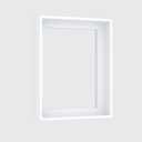 Canvas Floater Frame for 24L" x 36W" Finished Canvas Art, 1.25" Deep Floating Shadow Gap Design, Modern Frame for Oil Paintings & Canvas Prints, Wall Decor for Home & Office, Hardware Included (white)