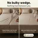 Briliantwerk Twin to King Bed Converter | No Slipping | Innovative Solution as Bed Bridge for Couples & Families | Split King Gap Filler for Adjustable Bed, Installed in < 5 Min