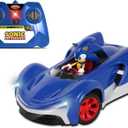 NKOK Team Sonic Racing 2.4GHz Radio Control Toy Car with Turbo Boost - Sonic The Hedgehog 601, Features Working Lights, Adjustable Front Wheel Alignment, Super Fun and Easy, Ages 6 and up
