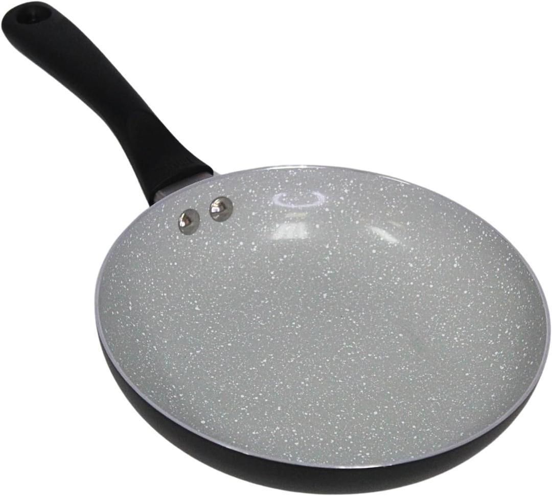 IMUSA 8 in Premier Ceramic Nonstick Frying Pan with Cool Touch Handle - Lightweight Aluminum Skillet for Eggs, Meat and Fish - PTFE-Free Non Stick Kitchen Cookware