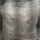 Oversized King Fleece Blanket 120x120 Inches, Seamless Soft Cozy 3D Jacquard Flannel Blanket 10'x10' Extra Large for Bed, Sofa, Couch, Travel & Camping, California King Throw, Ivory Leaf